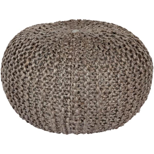 Calabozo Gray Accent Pouf