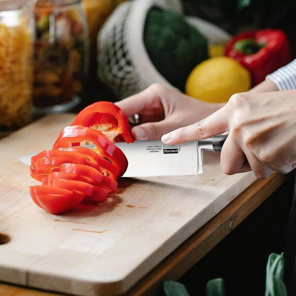 Cooks Standard Classic 8 in. Chef's Knife and 7 in. Santoku Knife