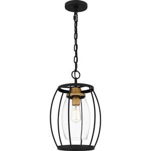 Thyme 1-Light Earth Black Mini Pendant