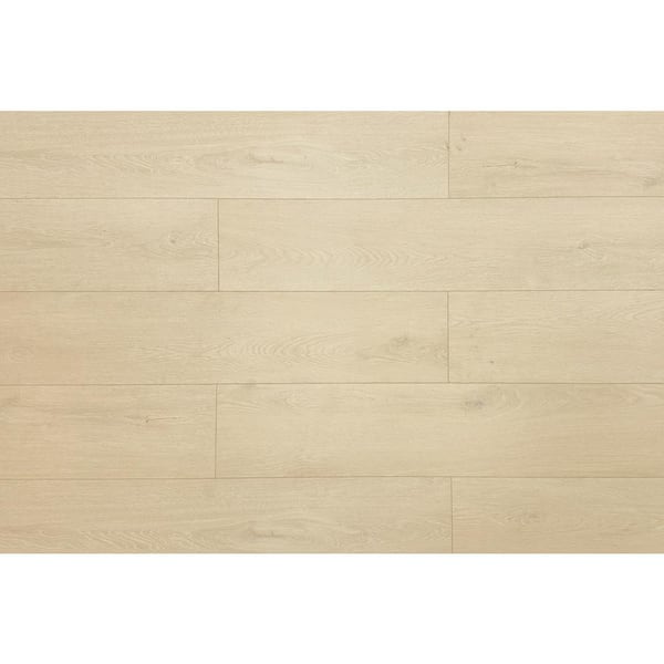 Montserrat Lineage Coastal Beige 12 mm T x 9.25 in. W HDF Waterproof AC5 Click Lock Laminate Wood Flooring (23.29 sq. ft./Case)