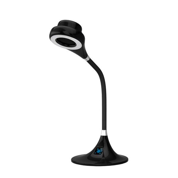 LimeLights 23 in. 2.7-Watt Black Air Purifier Powerful LED Energy Saving Desk Lamp