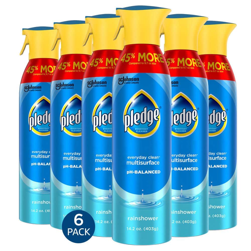 Pledge 14.2 oz. Rainshower Scent AllPurpose Cleaner Spray (6Pack