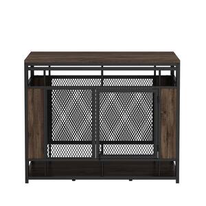 FUFU&GAGA White Medium Small Dog Kennel Indoor Use, Furniture Corner Dog  Crate with Cushion, Pet Corner Crate for Limited Room YLM-KF150137-03-01-c  - The Home Depot