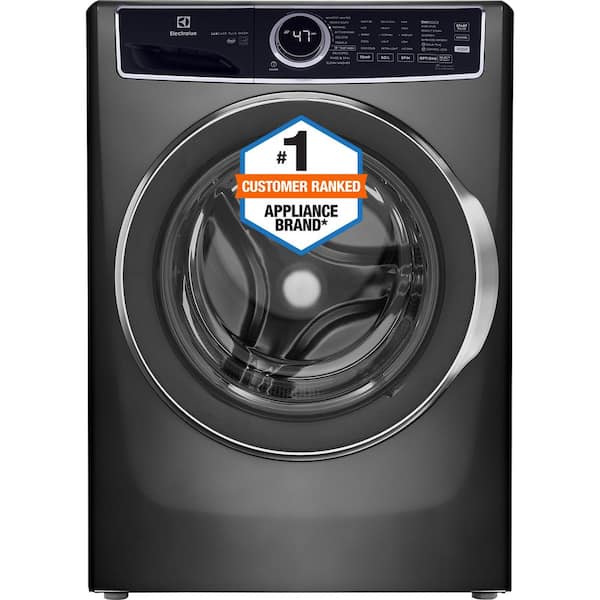 4.5 cu. ft. Front Load Washer LuxCare Wash and Perfect Steam in Titanium