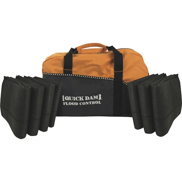 Quick Dam Duffel Bag Flood Protection Kit Containing 14 - 5 ft. Flood Barriers