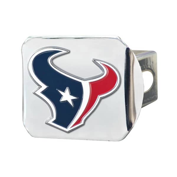 FANMATS NFL - Houston Texans 3D Color Emblem on Type III Chromed Metal Hitch Cover