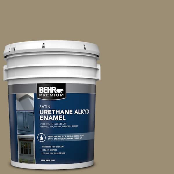 5 gal. #740D-5 Twig Basket Urethane Alkyd Satin Enamel Interior/Exterior Paint