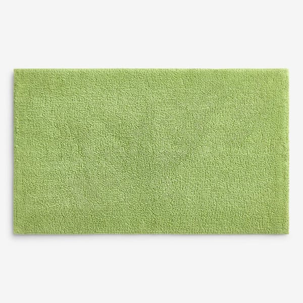 The Company Store Company Cotton 24 in. x 20 in. Kiwi Green Bath Rug