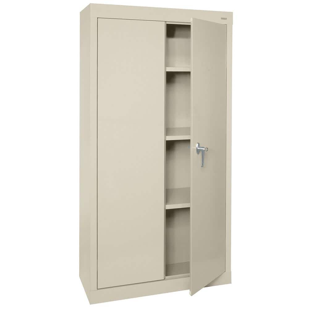 Putty Steel Lockable Freestanding Office Storage Cabinet