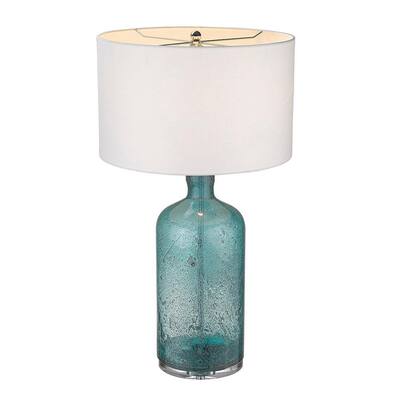 Teal Table Lamps The Home Depot, Teal Bedside Table Lamps