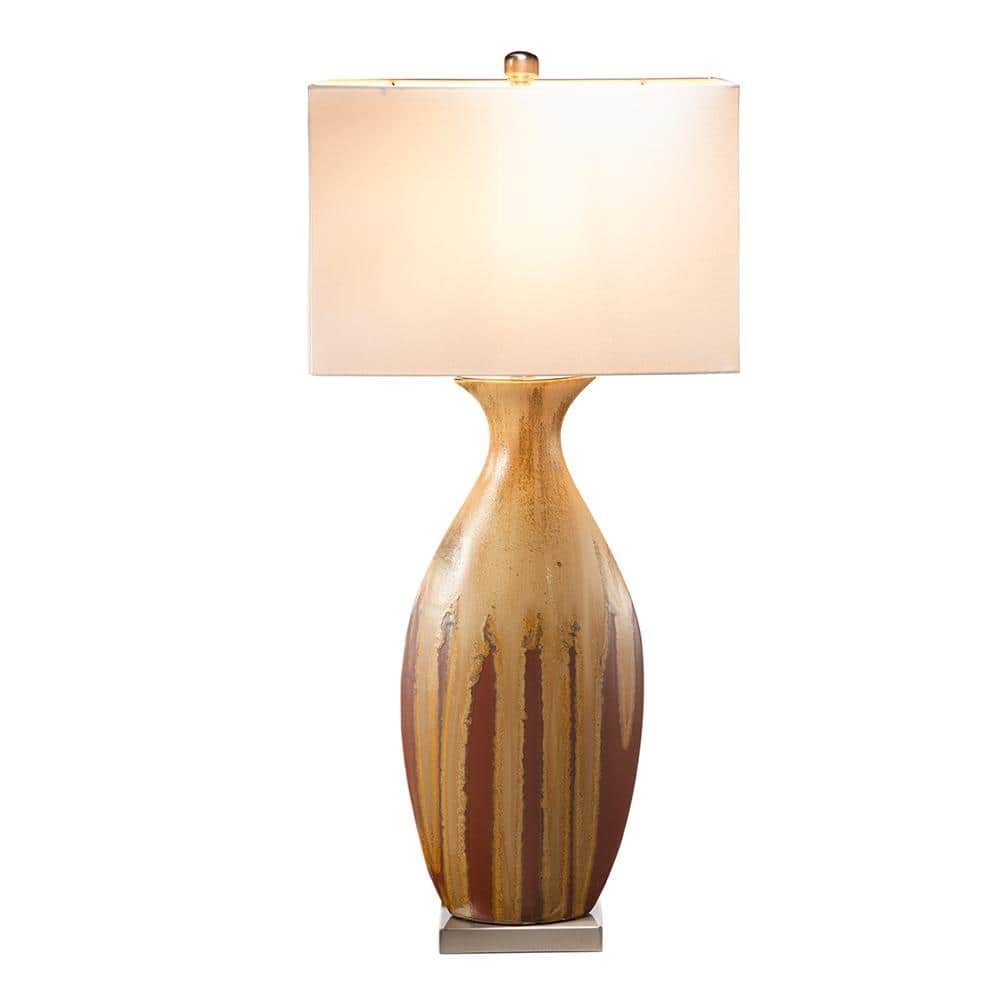 36 in. 1-Light Brown Artistic Ceramic Table Lamp price history on PriceWatchPro