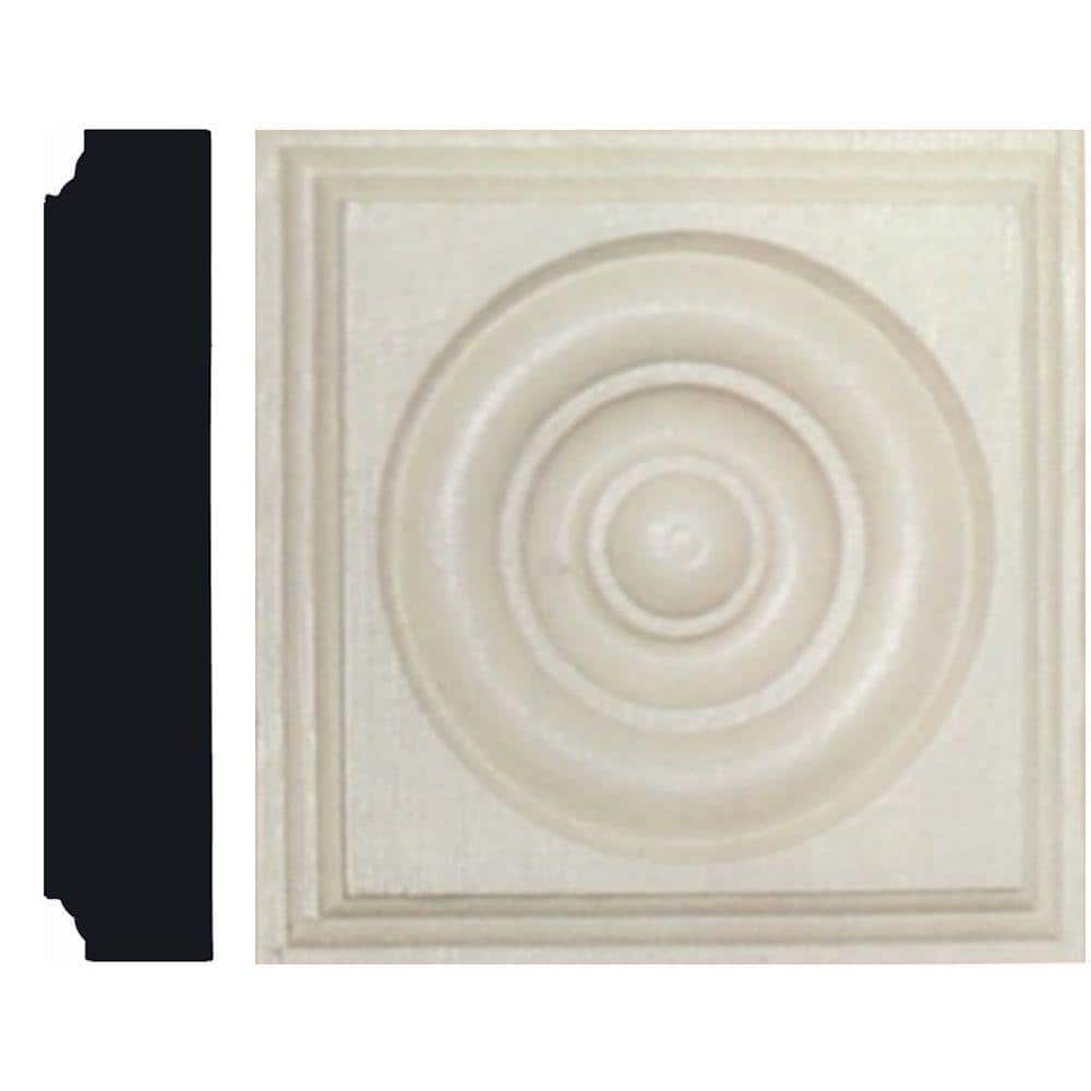 UPC 043559410555 product image for 1-1/8 in. x 5-1/2 in. x 5-1/2 in. MDF Rosette Block Moulding | upcitemdb.com