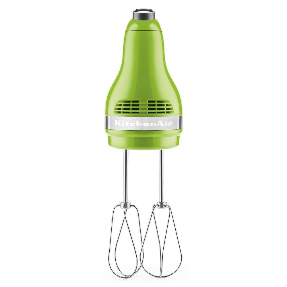 KitchenAid 5-in Cord 5-Speed Green Apple Hand Mixer at