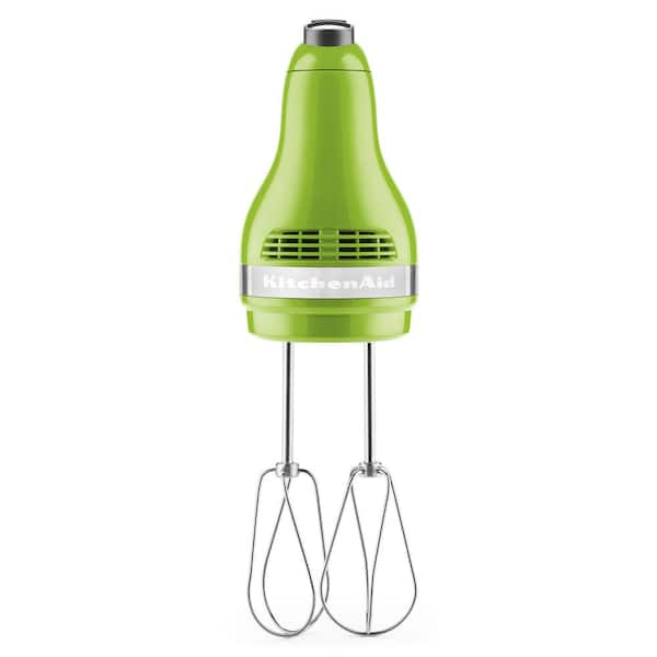 KitchenAid Ultra Power 5-Speed Green Apple Hand Mixer with 2 Stainless  Steel Beaters KHM512GA - The Home Depot