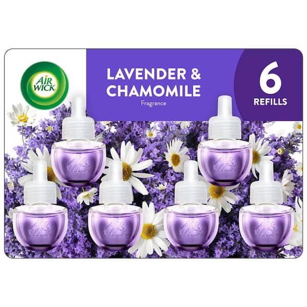 0.67 oz. Lavender and Chamomile Scented Oil Plug-In Automatic Air Freshener Refill (6-Refills)