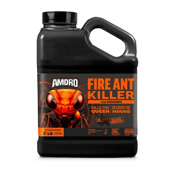 AMDRO 2 lb. 4,000 sq. ft. Outdoor Fire Ant Killer Granule Bait for Mounds and Lawns