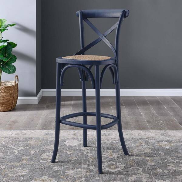 Modway mark wood online stool