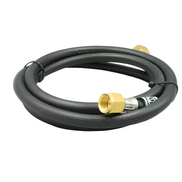 LP Gas High Pressure Hose-1/4 in. I. D., 3/8 in. FPT x 3/8 in. Female Flare swivel (Hang Tagged), 72 in.