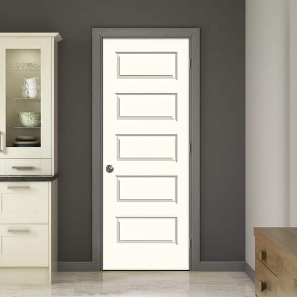 MMI DOOR 32 in. x 80 in. Smooth Rockport Left-Hand Solid Core