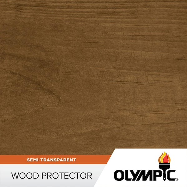 Olympic Wood Protector 1 gal. ST2016 Light Mocha Exterior Semi