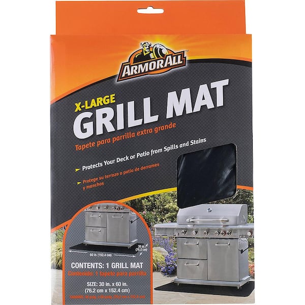 Armor All XL 30 x 60 in. Deluxe Grilling Mat, Black 40124AA The Home
