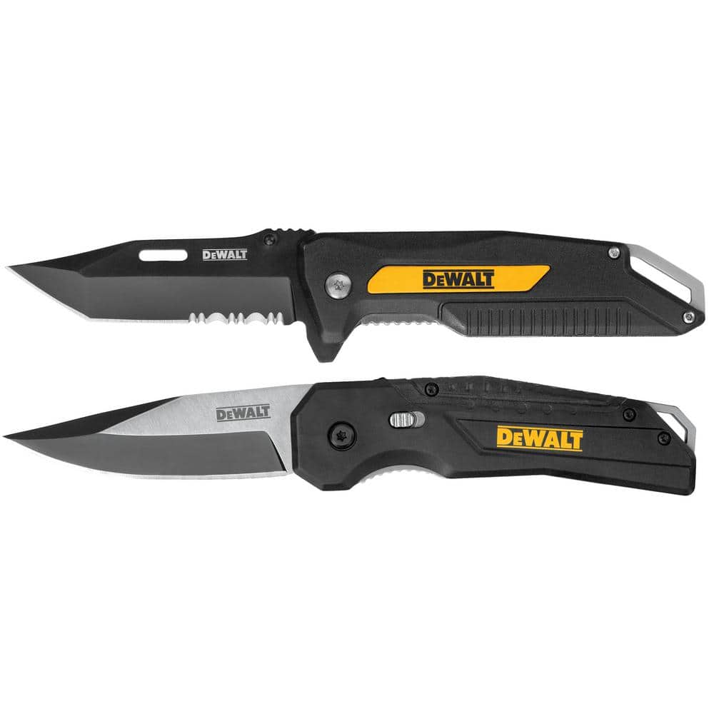 Uganda Overgang løst DEWALT Folding Pocket Knife (2-Pack) DWHT10617 - The Home Depot