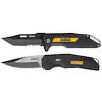 DEWALT Folding Pocket Knife 2 Pack DWHT10617 The Home Depot