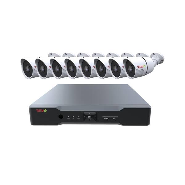 Revo Aero 8-Channel HD 1TB Surveillance DVR with 8 Indoor/Outdoor Cameras