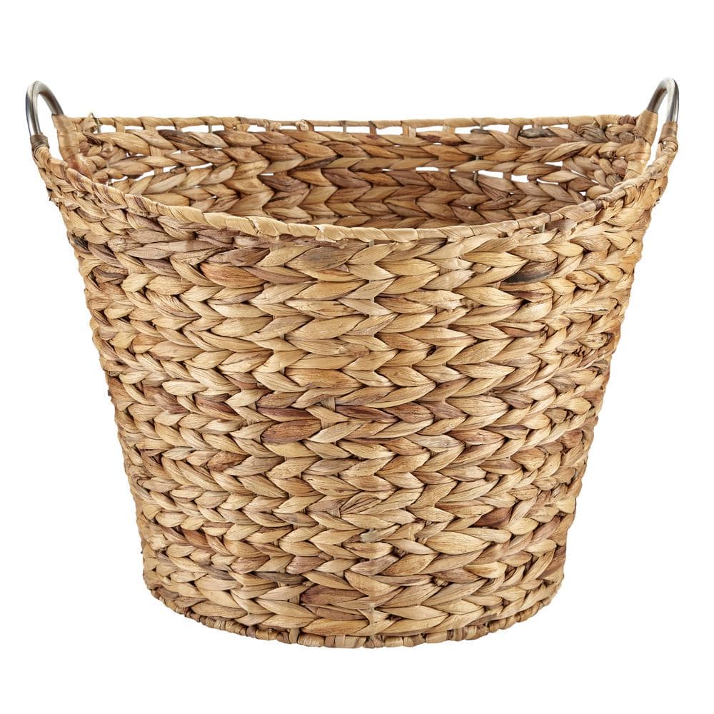 tall wicker laundry basket