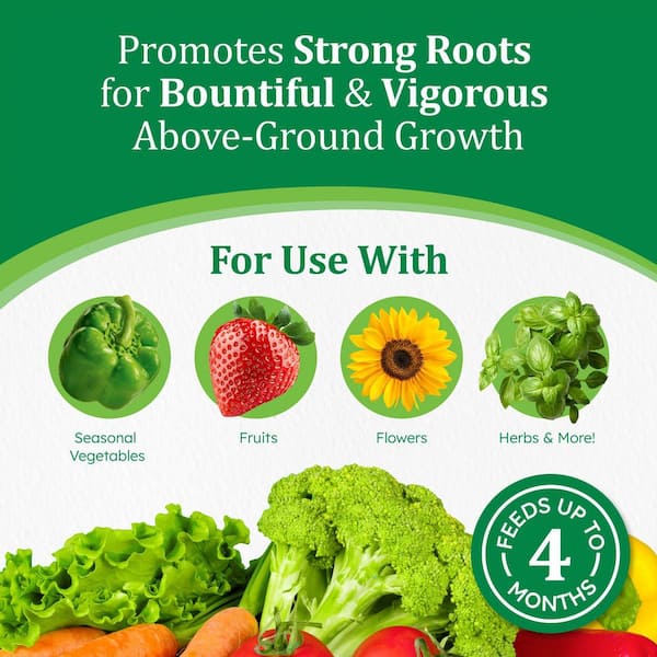 Smart-Release 4.5 lbs. Flower and Vegetable Plant Food Dry Fertilizer 14-14-14