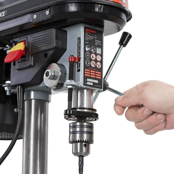 SHOPMAX 8 in. 9-Speed Bench Drill Press with 1/2 in. Chuck SD0813
