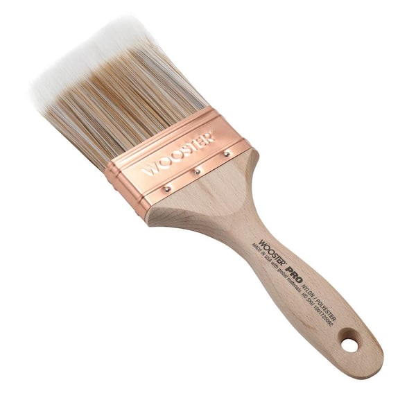 3 in. Nylon/Polyester Flat Brush (6-Pack)