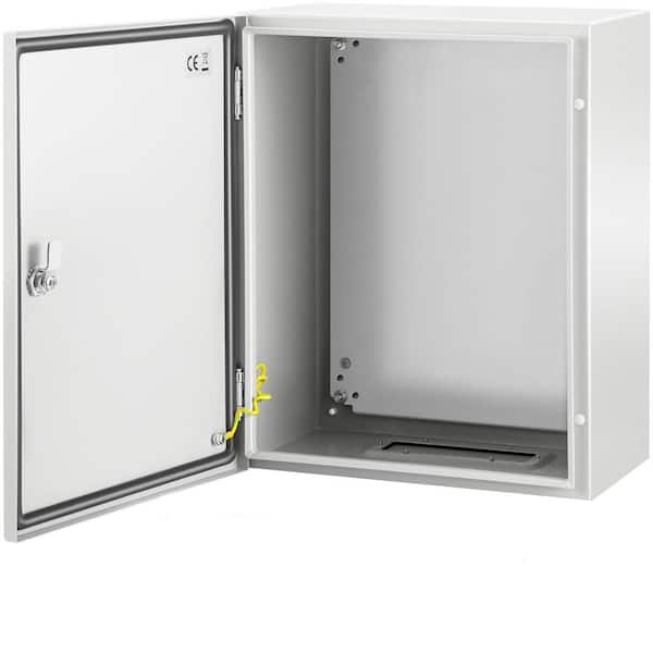 20 x 16 x 10 in. NEMA 4 x Steel Electrical Enclosure IP66 Waterproof Outdoor Junction Box with Mounting Plate