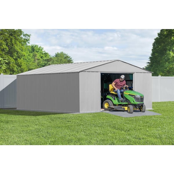 Classic Storage Shed 17 ft. D x 14 ft. W x 7 ft. H Metal Shed 226 sq. ft.