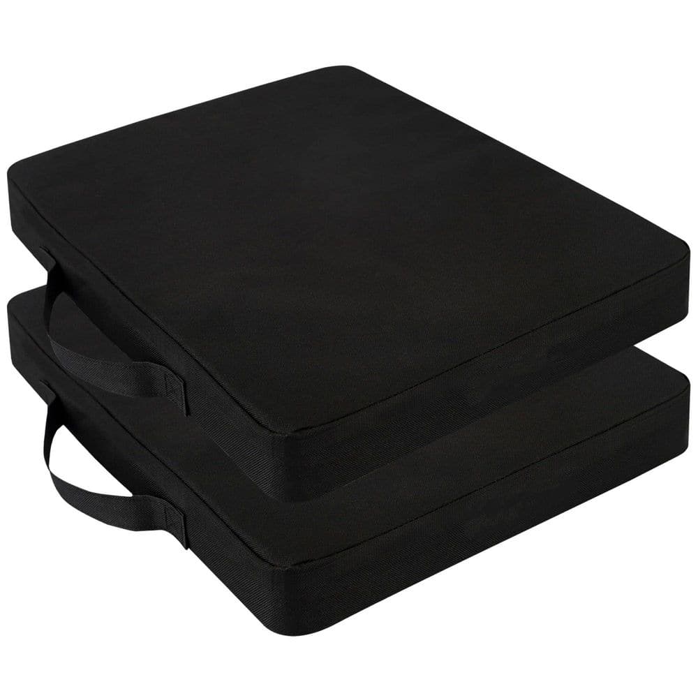2-Pack Black Multi-Functional Stadium Seat Cushions, Waterproof Oxford Filled with High Resilence Sponge price history on PriceWatchPro