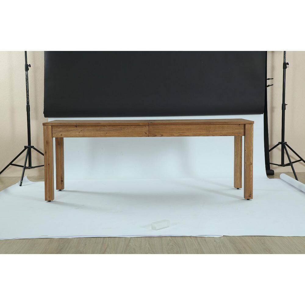 78.7 in. Rectangular Wood Brown 6.5 ft. Solid Wood Computer Desk with Storage, Modern Conference Table for Office