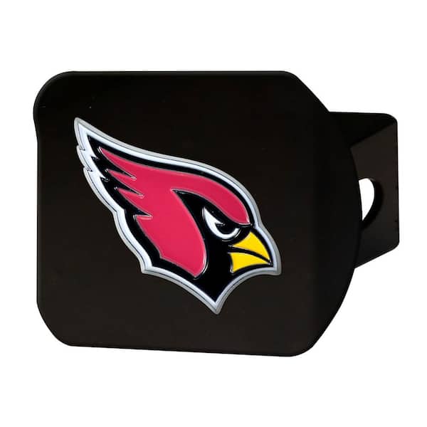 FANMATS NFL - Arizona Cardinals 3D Color Emblem on Type III Black Metal Hitch Cover