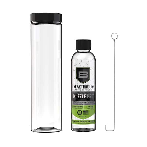 B BREAKTHROUGH CLEAN TECHNOLOGIES Muzzle Pro Breech Plug Soaking Tube with 6 oz. Muzzleloading Cleaner