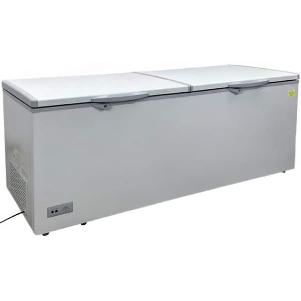 Elite Kitchen Supply 76.5 in. 24 cu. ft. Manual Defrost