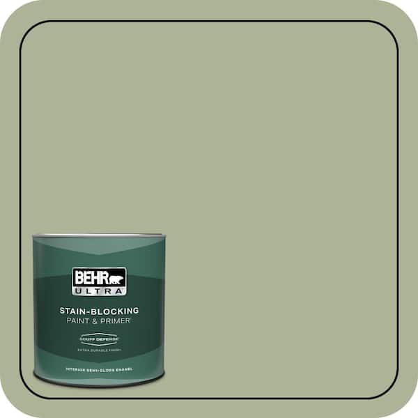 BEHR ULTRA 1 qt. Home Decorators Collection #HDC-CT-28 Cottage Hill Extra Durable Semi-Gloss Enamel Interior Paint & Primer