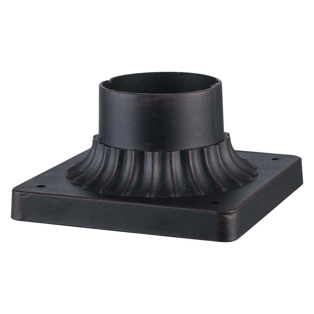 UPC 736916401005 product image for Canby 5.5 in. Rust Square Pier Mount Base for 3 inch Post Top Mounts | upcitemdb.com