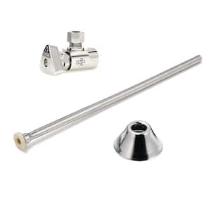 Convertible II Closet Supply Kit Series 1/2 in. IPS x 3/8 in. O.D. in Chrome