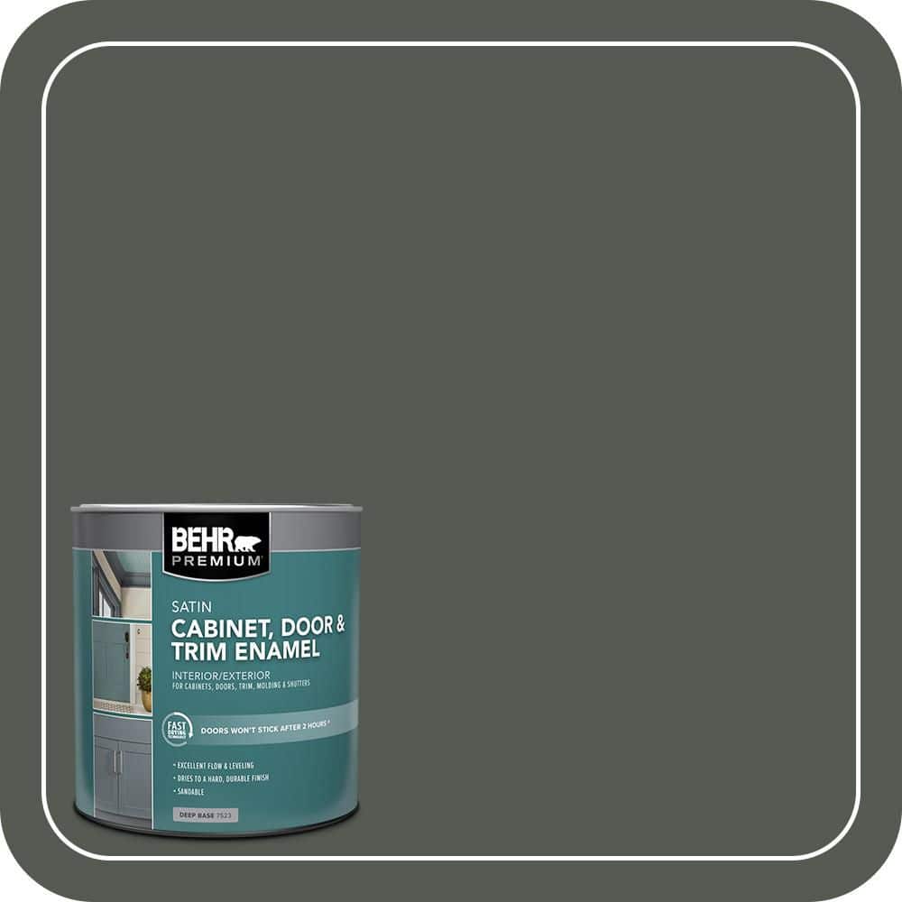 BEHR PREMIUM 1 qt. #N410-7 North Woods Satin Enamel Interior