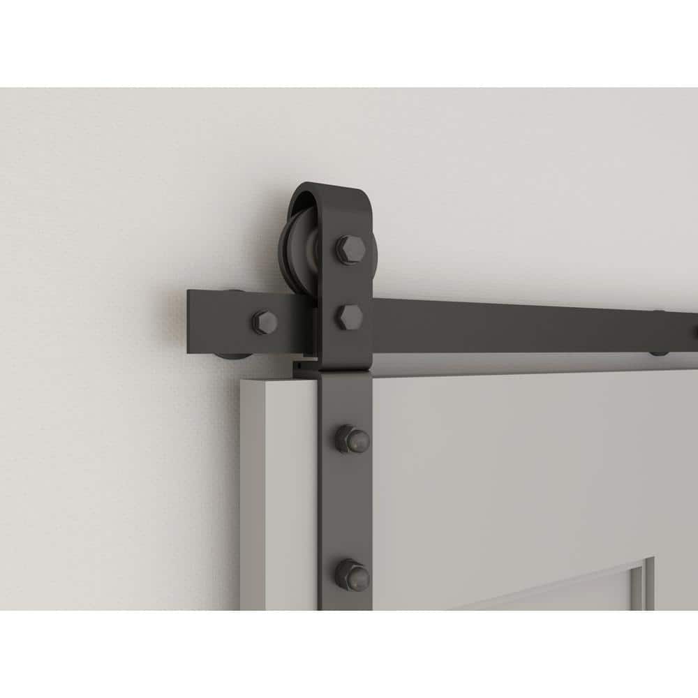 Matte Black Steel Folding Bi-Fold Door Hardware Kit