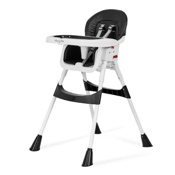 Dream On Me Black Portable 2-In-1 Table Talk High Chair