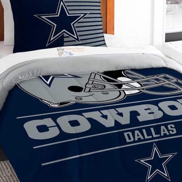 2 Piece Draft Multi Twin Comforter Set, Dallas Cowboys Twin Bedding