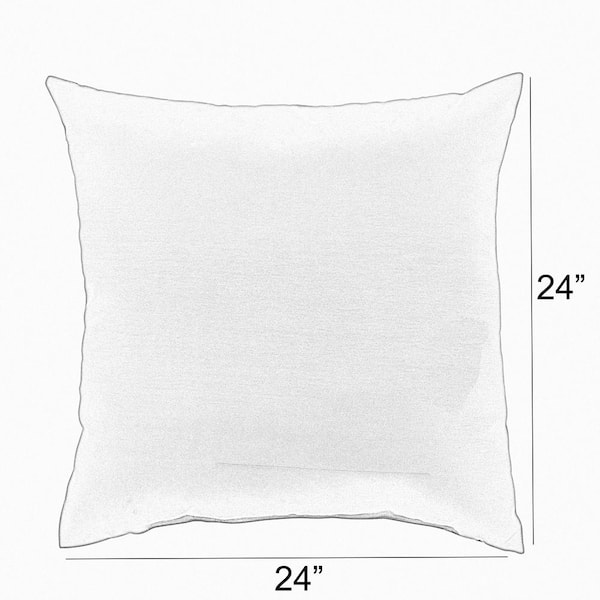 SORRA HOME Sorra Home 18 in. x 18 in. x 6 in. Gardenia Seaglass Square  Outdoor/Indoor Knife Edge Throw Pillow (Set of 2) HD481721SP - The Home  Depot