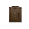 Qualarc MAN-1403-BZ Manchester Column Mount Mailbox WithDecorative Cross Logo In Bronze Qualarc MAN-1403-BZ Manchester Column Mount Mailbox WithDecorative Cross Logo In Bronze