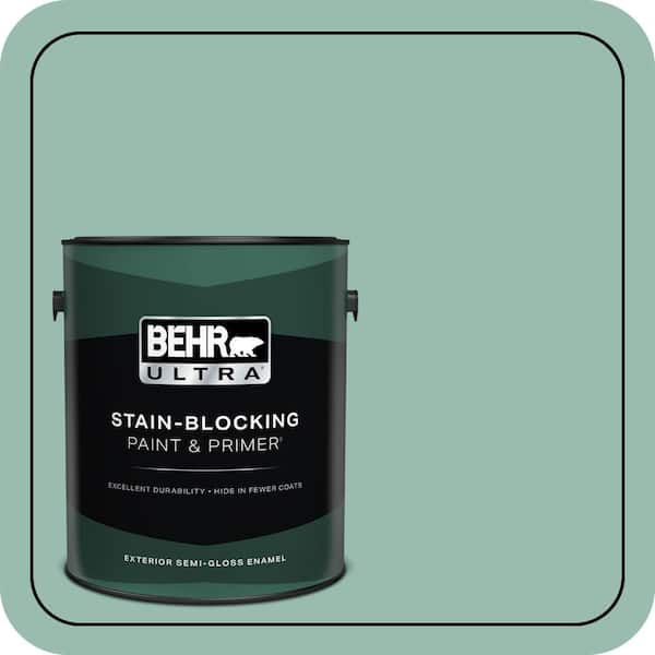 BEHR ULTRA 1 gal. #M430-4 Sunstone Semi-Gloss Enamel Exterior Paint & Primer