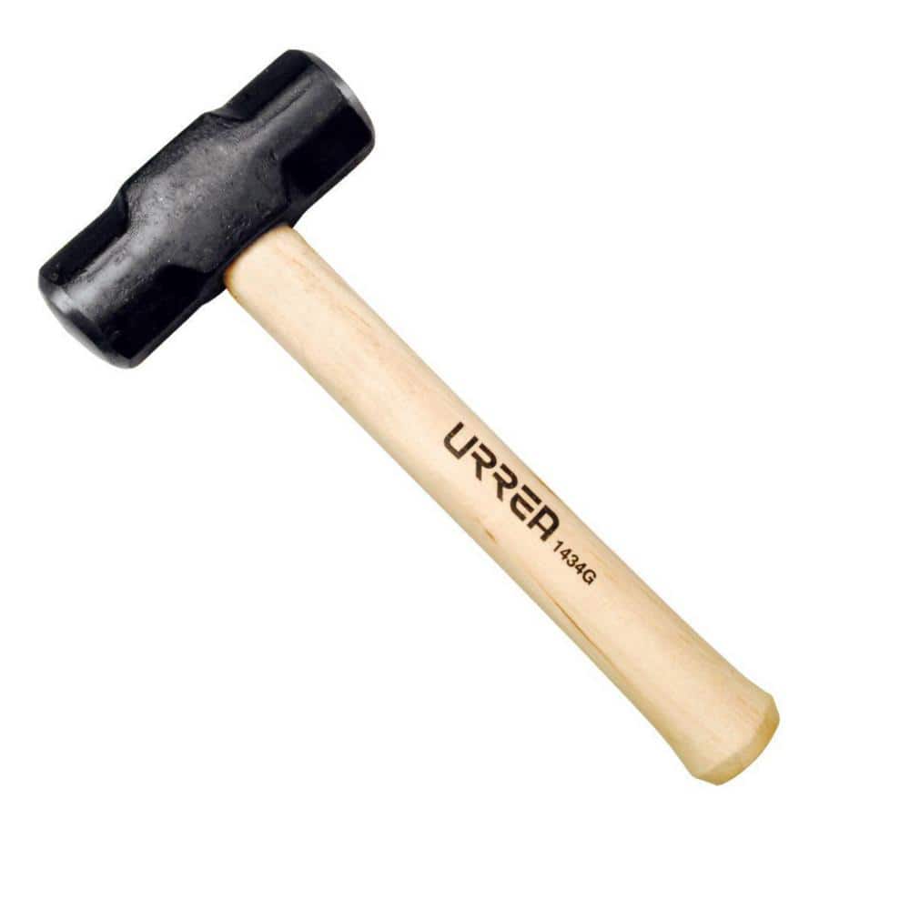 URREA 3 lbs. Steel Octagonal Sledge Hammer with Hickory Handle 1434G